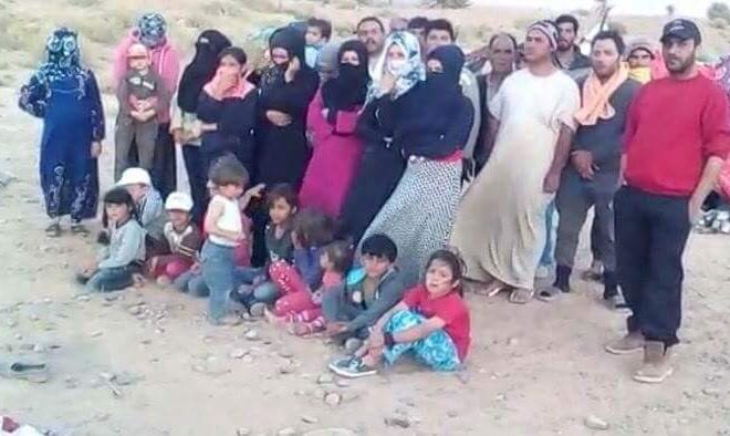 Vidéo- des réfugiés syriens violemment repoussés par la garde-frontière marocaine