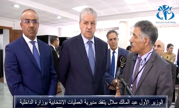 Sellal inspecte la Direction des opérations électorales et des élus au ministère de l’Intérieur