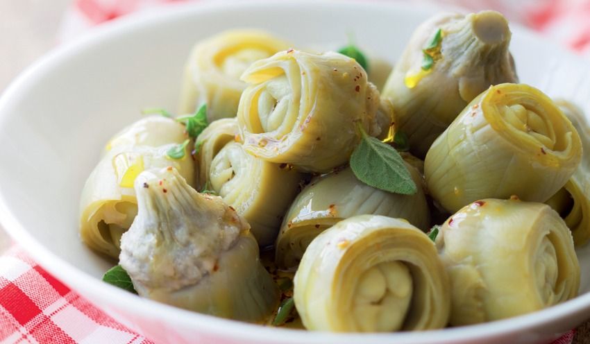 Salade d&rsquo;artichauts marinés