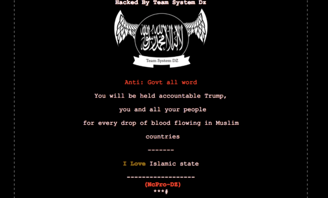 Des hackers pro-DAESH algériens piratent des sites gouvernementaux américains