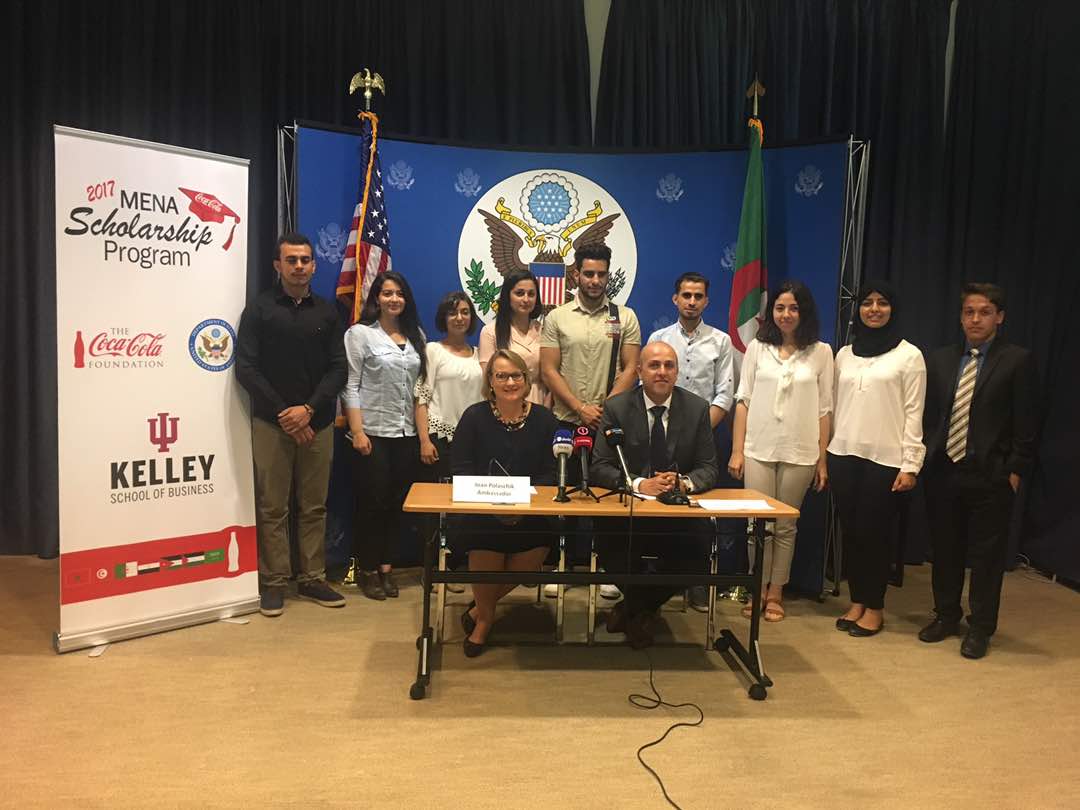 Les lauréats algériens du MENA Scholarship Program 2017 en route vers les USA