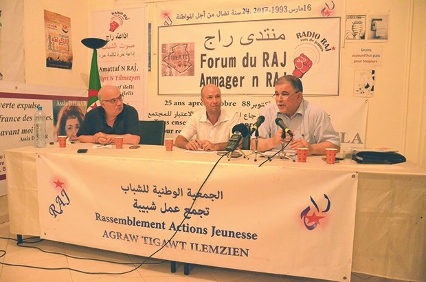 Noureddine Bouderba et Nacer Djabi débattent  du projet de code du travail au  forum du RAJ:  “Le travailleur va devenir une marchandise”