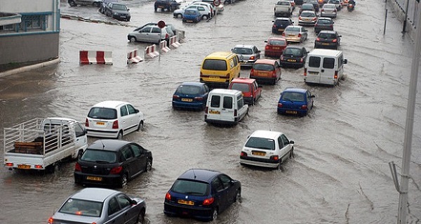 El Tarf: Des pluies diluviennes se sont abattues sur le chef-lieu