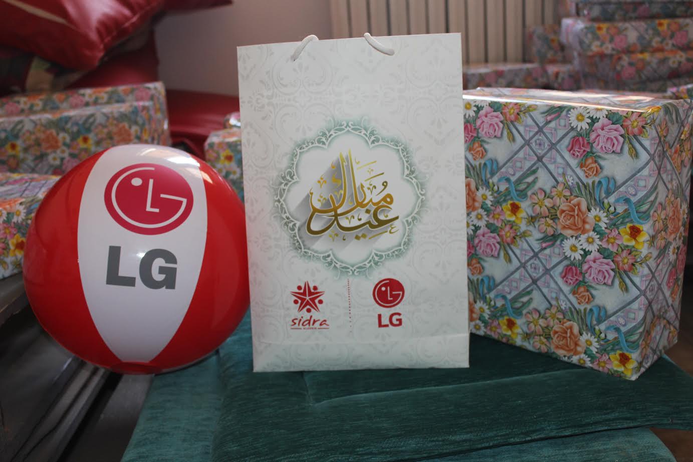 LG Algerie se mobilise au profit des enfants souffrant de cancer.