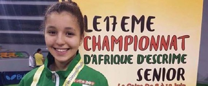 Le laboratoire pharmaceutique Merinal soutient l&rsquo;escrimeuse Meriem Mebarki