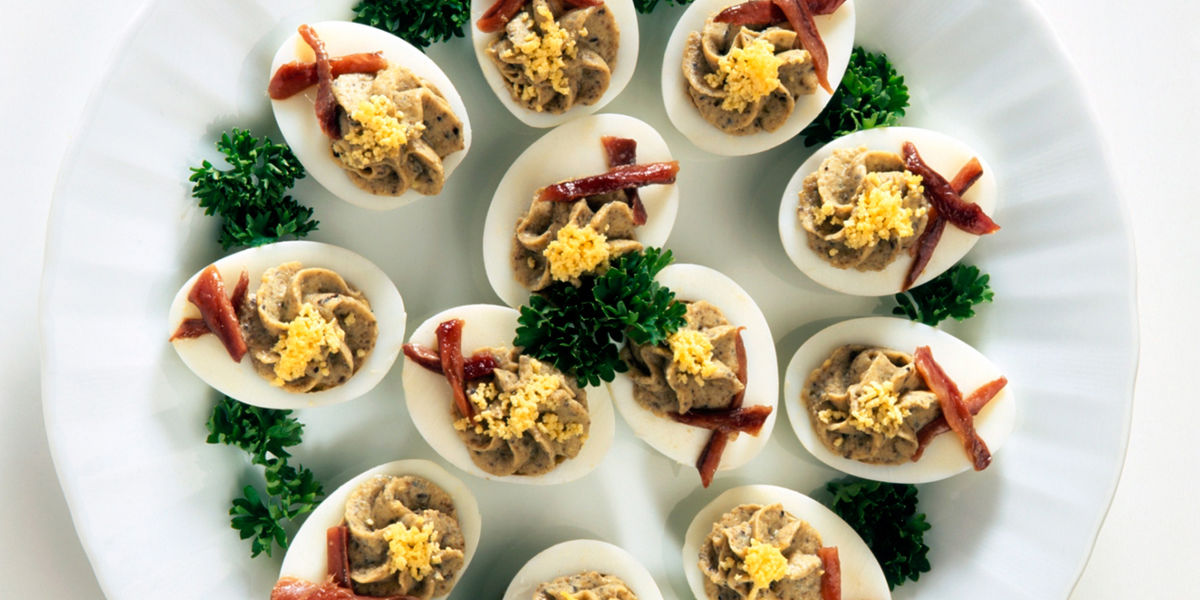 œufs farcis aux anchois