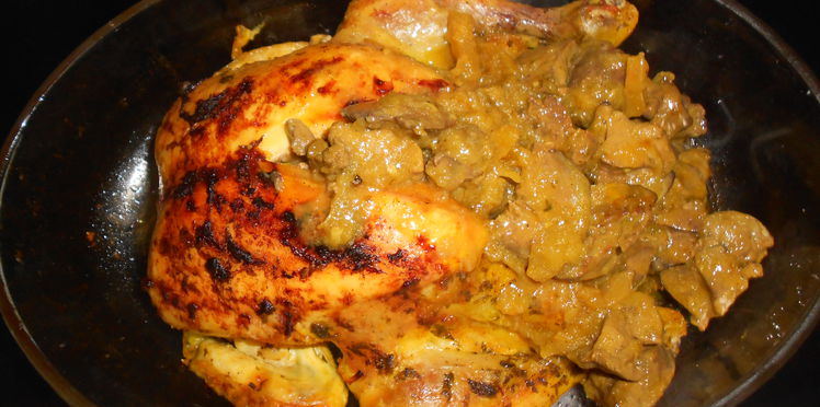 Poulet aux olives façon marocaine