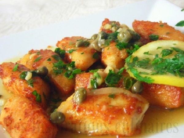 Poulet et sa sauce de citron