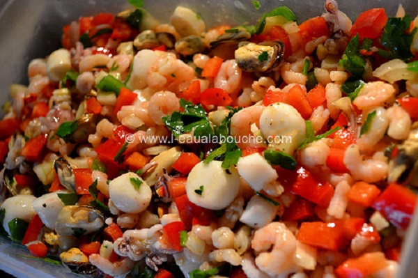 Salade de fruits de mer