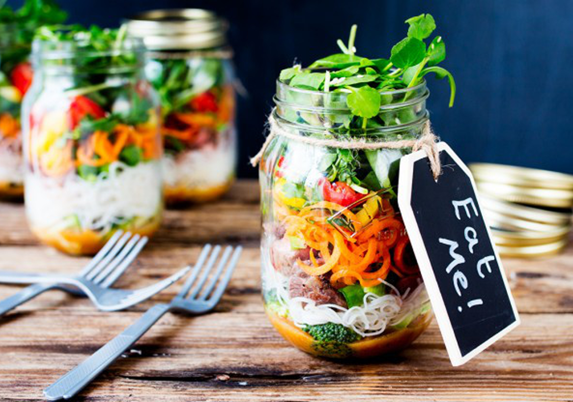 Salade Jar : la salade en bocal qu’on peut transporter partout