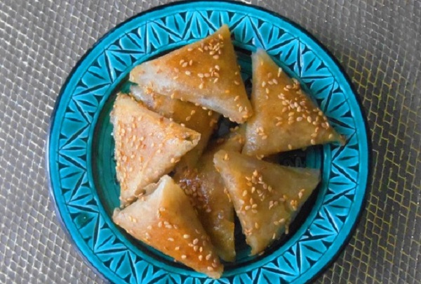 Samsa aux amandes et à l’orange