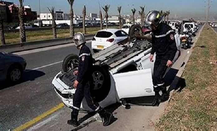 Accidents de la route: 9 morts et 45 blessés en 48 heures