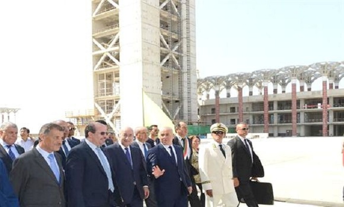 Tebboune ordonne l&rsquo;accélération de la cadence de réalisation de la Grande mosquée d&rsquo;Alger pour sa réception avant la fin 2017