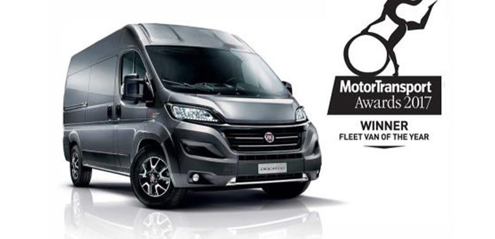 Fiat : Le Fiat Ducato nommé « Fleet Van of the Year 2017 » en Grande-Bretagne