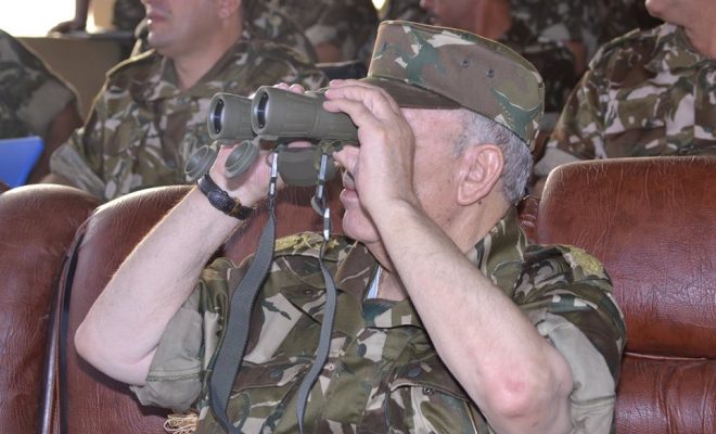 Gaïd Salah supervise un exercice tactique combiné aux tirs réel ‘’MADJD 2017’’ (photos)