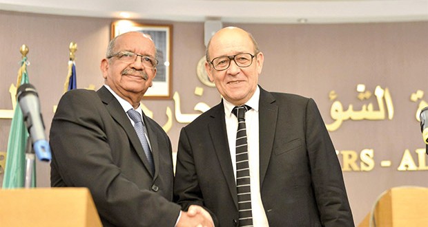 Algérie-France: entretien téléphonique entre Messahel et Le Drian