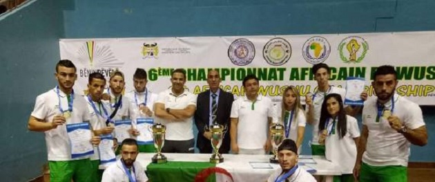 Championnats d&rsquo;Afrique de wushu: l&rsquo;Algérie prend la 2ème place avec 9 médailles d&rsquo;or