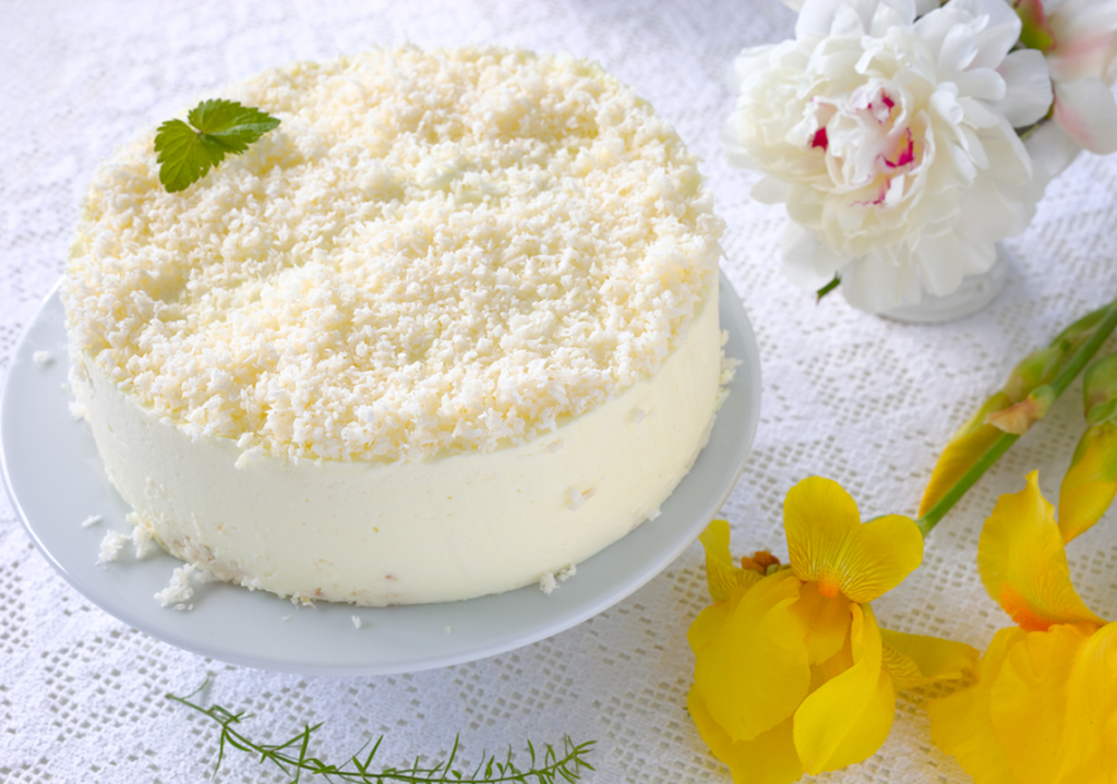 Dessert: Cheesecake à la noix de coco