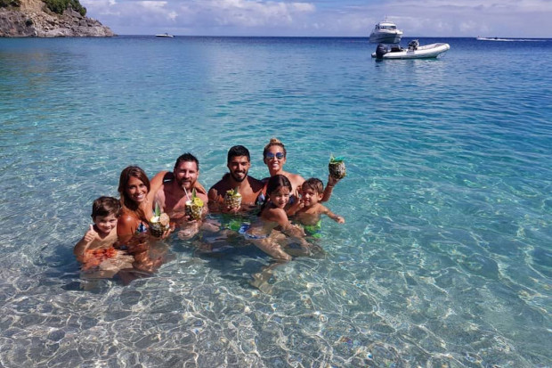 Le couple Lionel Messi-Antonella profite de ses derniers jours de vacances