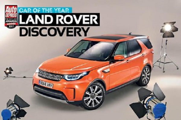 Auto Express New Car Awards : Land Rover Discovery élu « Car of the Year » par Auto Express