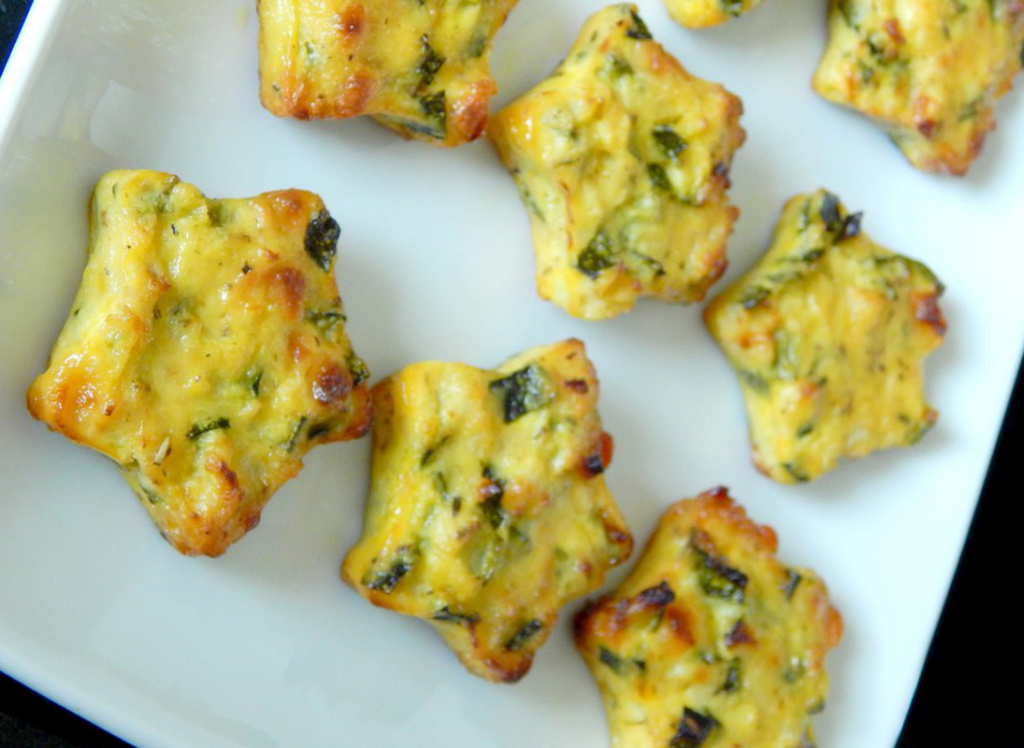 Bouchées de courgettes & mozzarella