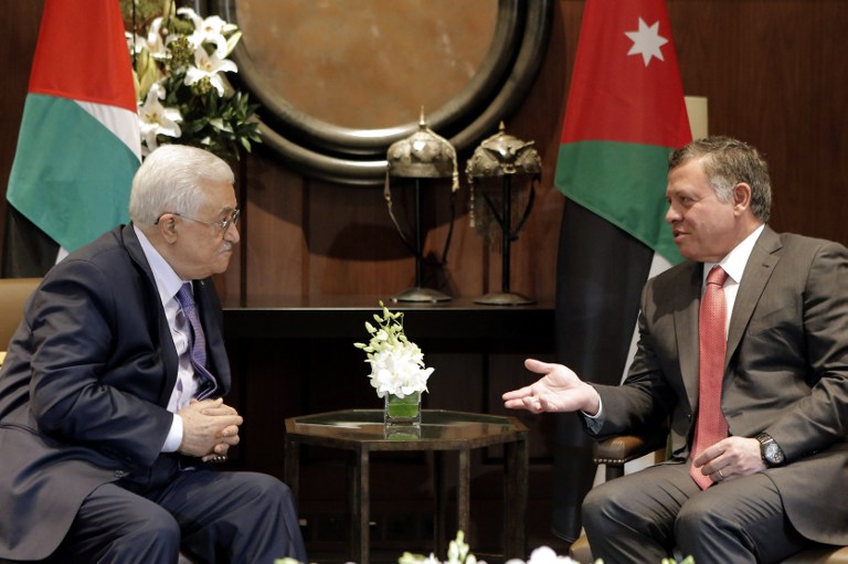 Palestine: Abdallah de Jordanie rend visite à Abbas à Ramallah