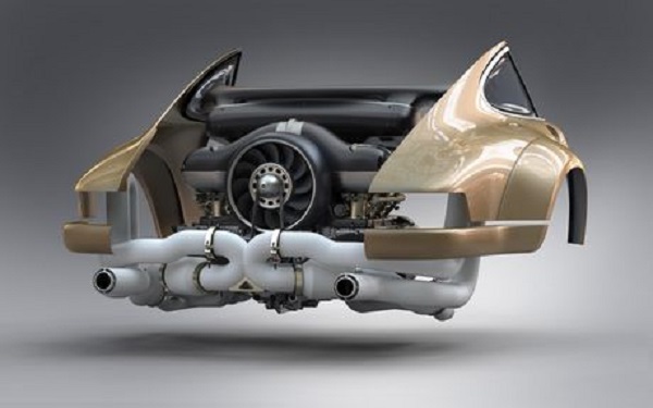 Salon de Frankfurt 2017 : Un 6 cylindres boxer de 500ch refroidi par air signé Singer