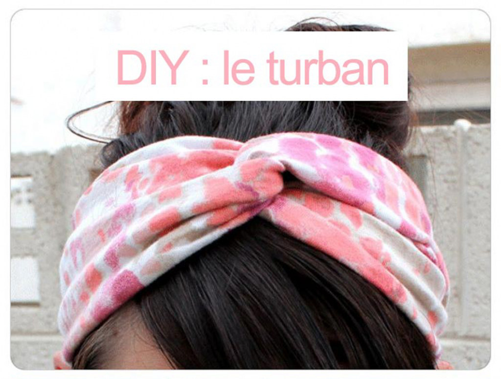 DIY: Le turban très tendance à faire soi-même