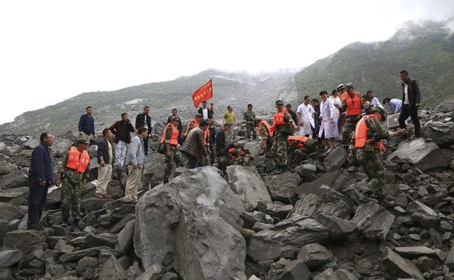 Chine : 23 morts et 12 disparus suite au glissement de terrain au sud-ouest du pays