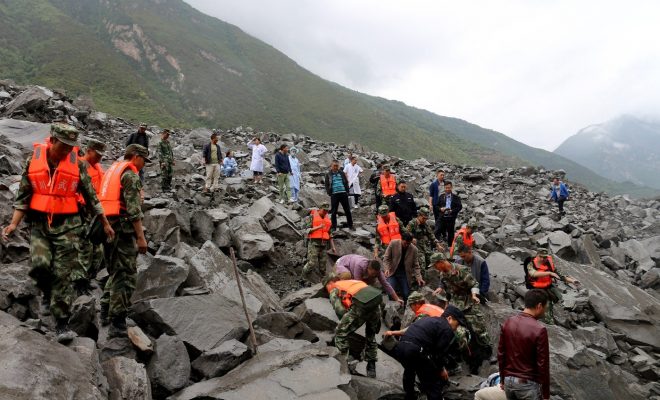 Chine: au moins 8 morts et 17 disparus suite à un glissement de terrain dans le sud-ouest du pays