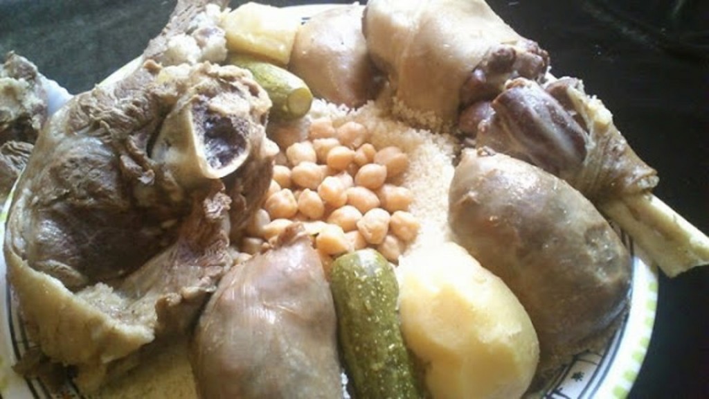 Couscous aux tripes farcies