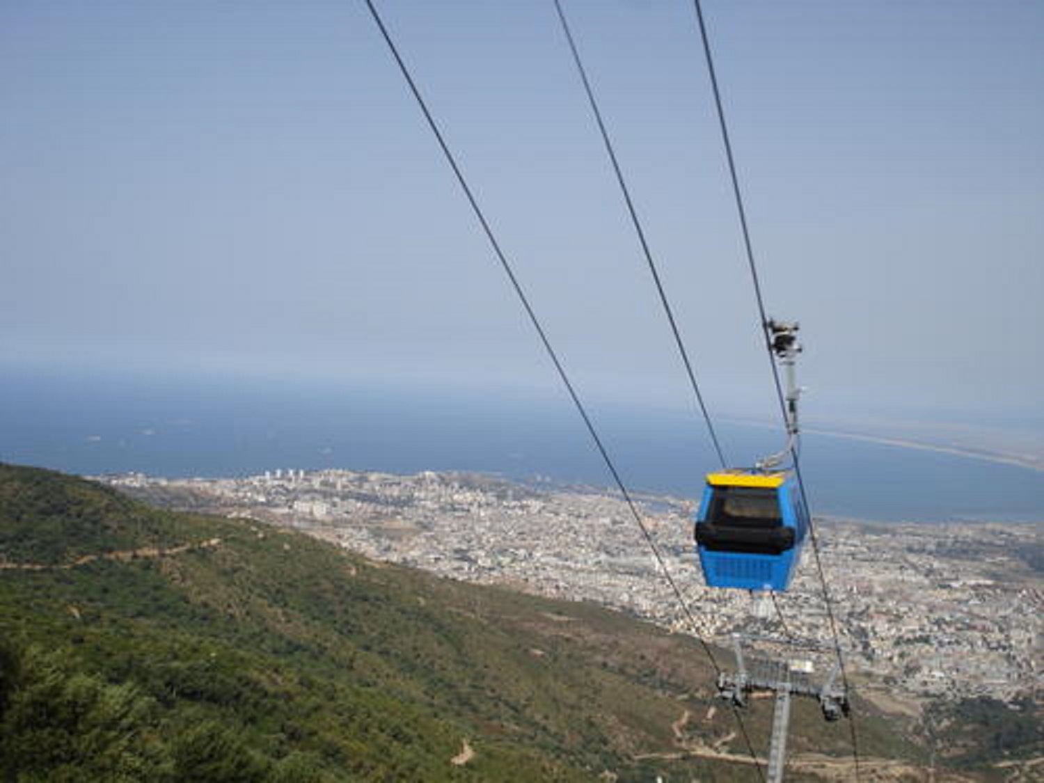 Annaba:  Le téléphérique à l’arrêt suite à un incendie