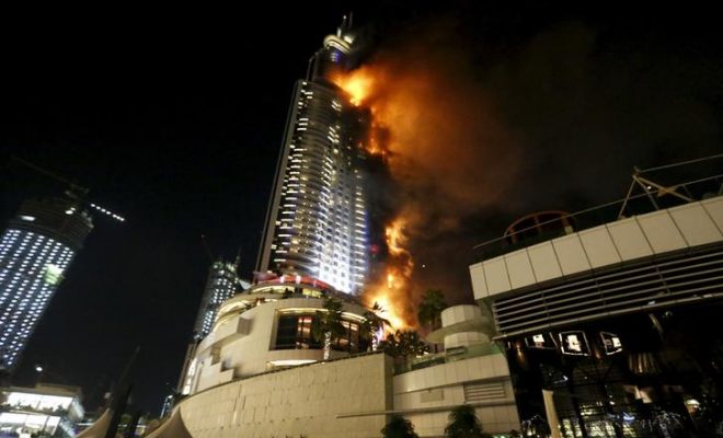 Nouvel incendie dans un gratte-ciel à Dubaï