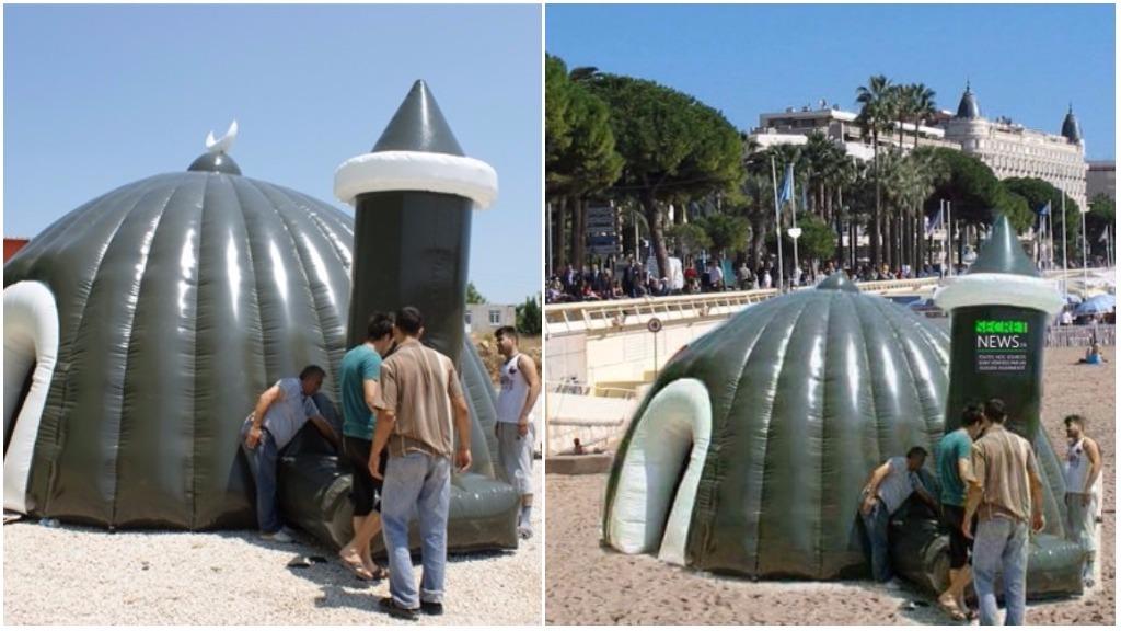 Mosquée gonflable : parcours d’une intox de l’Algérie à la France