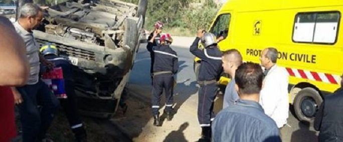 Incendies: Un agent de la Protection civile décédé suite au renversement d&rsquo;un camion-citerne à Sétif