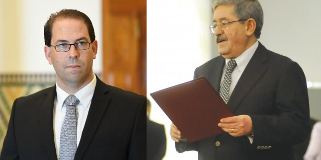 Algérie-Tunisie: Ouyahia reçoit une communication téléphonique de Youcef Chahed