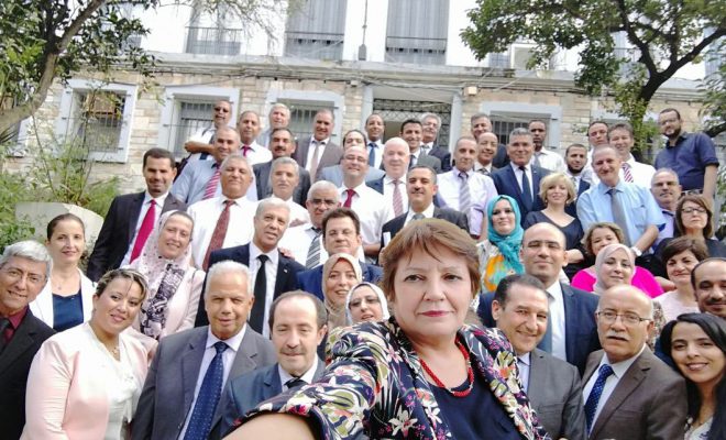 Selfie de vacances pour Benghabrit