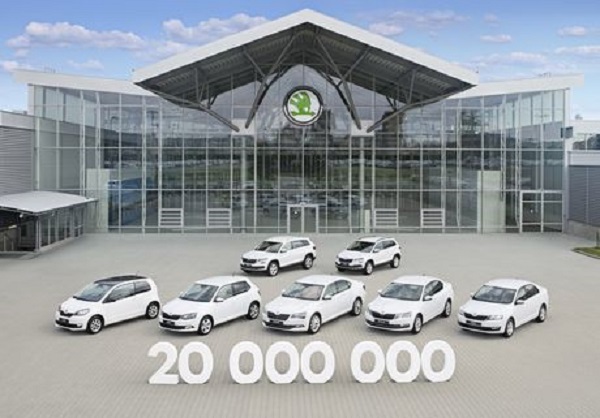 Volkswagen Group : 20 millions de véhicules produits par Skoda