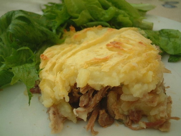 Hachis Parmentier au poulet