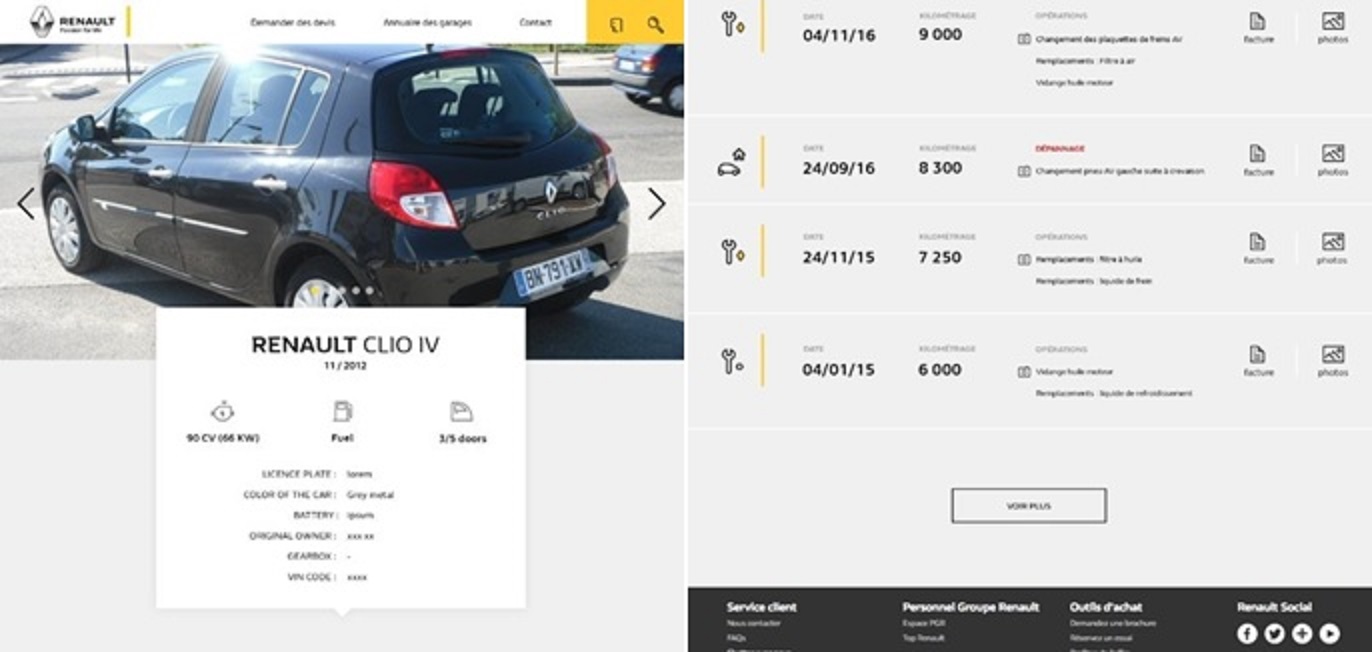 Carnet d’entretien: numérique La nouvelle initiative de Renault