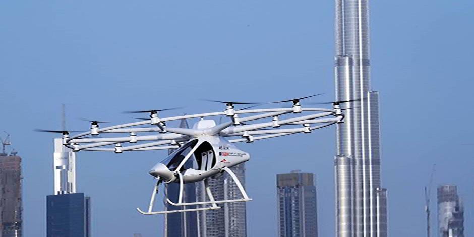 Dubaï teste pour la première fois un taxi-volant sans pilote