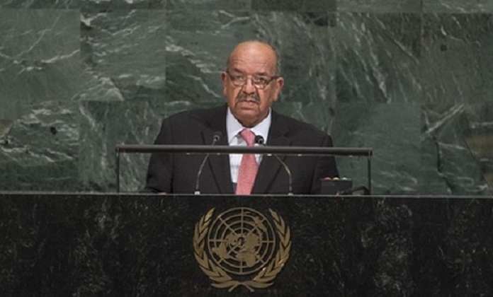 ONU: Messahel s&rsquo;adresse à la 72ème session de l&rsquo;Assemblée Générale