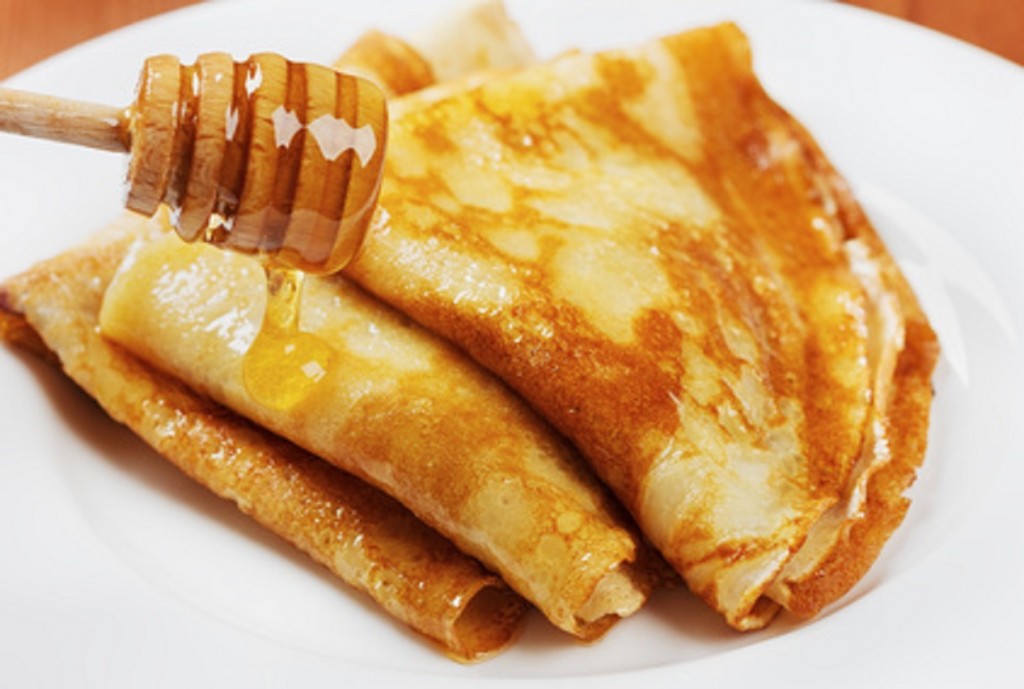 Crêpes au miel