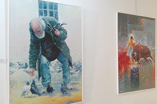 Galerie Mohamed-Racim : Abdelhalim Kebieche expose ses couleurs tourmentées La femme et la fleur règnent en souveraine sur les toiles