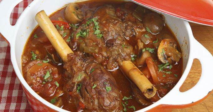 Tajine de collier d’agneau au four