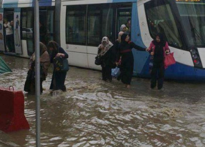 Tramway d’Alger:  Le trafic perturbé pour cause d’inondations