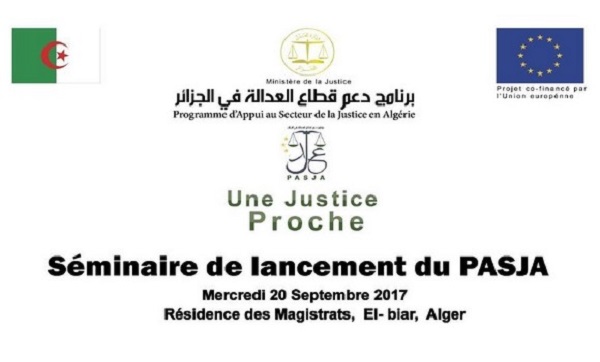 Algérie/UE: Lancement officiel d’un nouveau programme d’appui à la justice