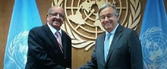 Messahel s’entretien avec Guterres sur la situation au Sahara Occidental, Mali et en Libye