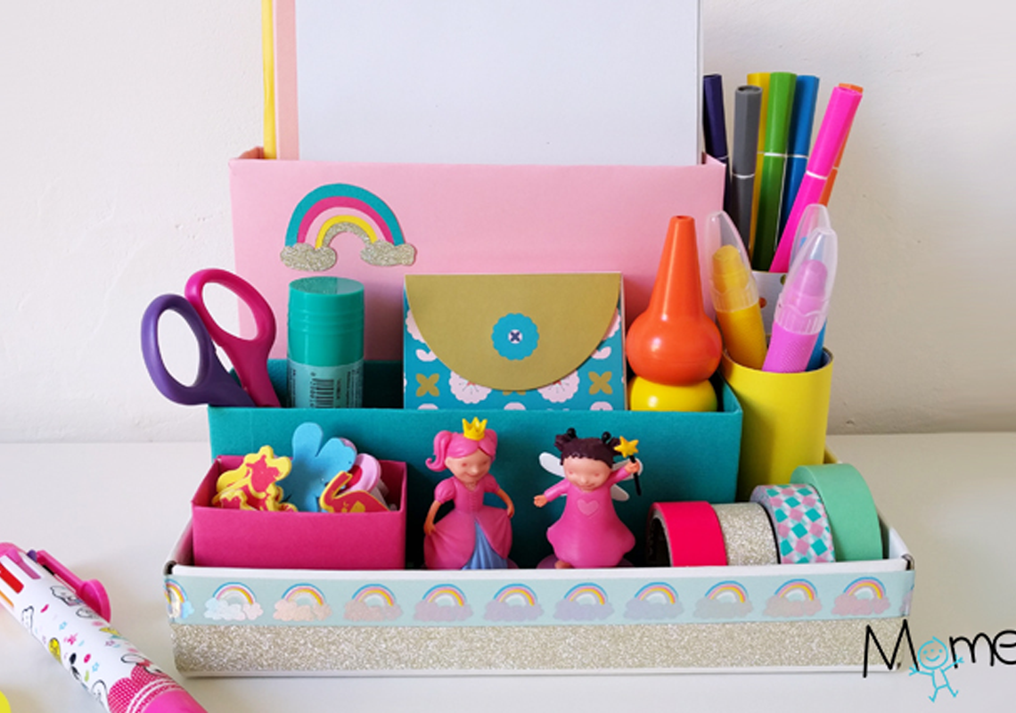 DIY: Fabriquer un organisateur de bureau en carton