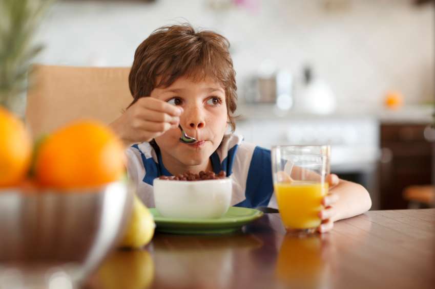 Parents: Préparez-lui un petit-déjeuner équilibré